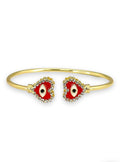 Corazon de Ojos Cuff